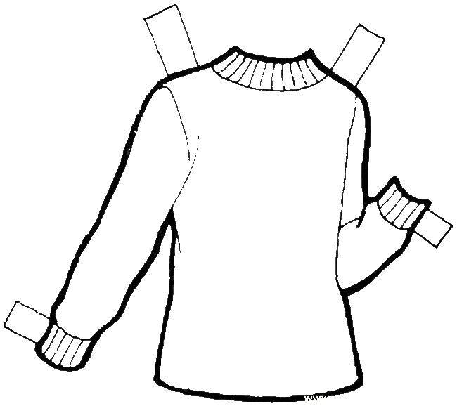 Coloring Sweater. Category Clothing. Tags:  garment, sweater.