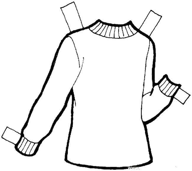 Coloring Sweater. Category Clothing. Tags:  garment, sweater.