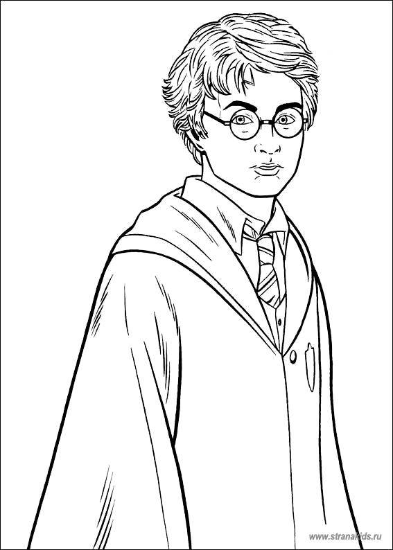 Coloring Harry Potter. Category Harry Potter. Tags:  Harry Potter cartoon.
