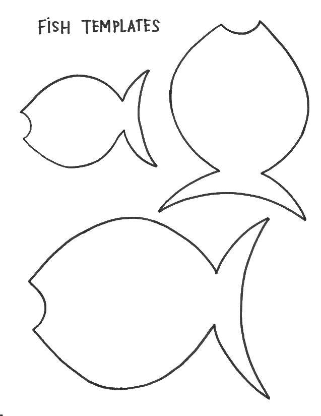 Coloring The contours of the fish. Category The contours of the fish to cut. Tags:  the fish, contour.