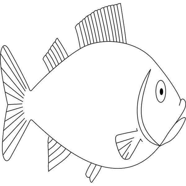 Название: Раскраска Рыбка. Категория: рыбы. Теги: рыбки, море.