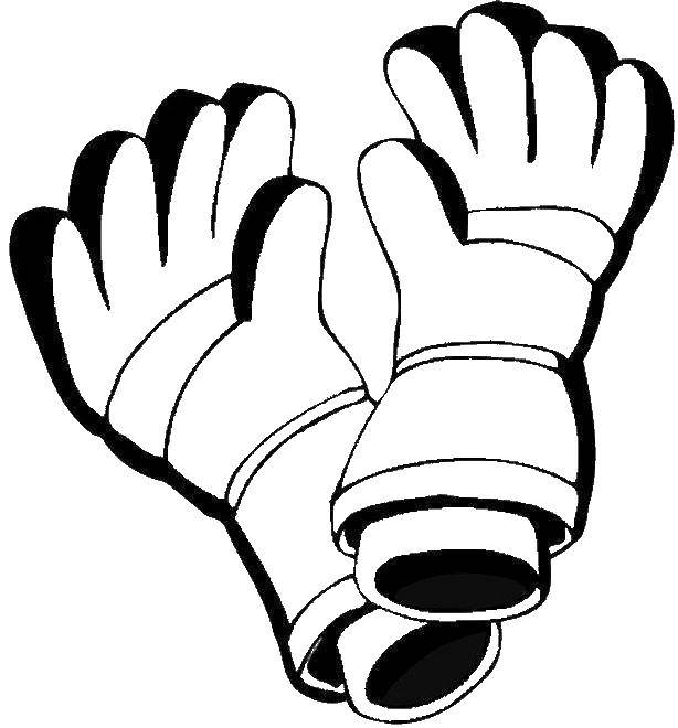 Coloring Gloves. Category Clothing. Tags:  clothing, gloves.