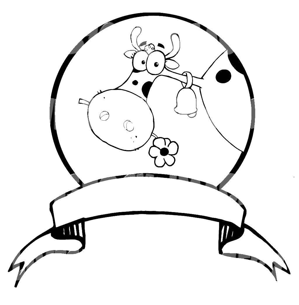 Coloring Ladybug. Category Animals. Tags:  cow, animals.