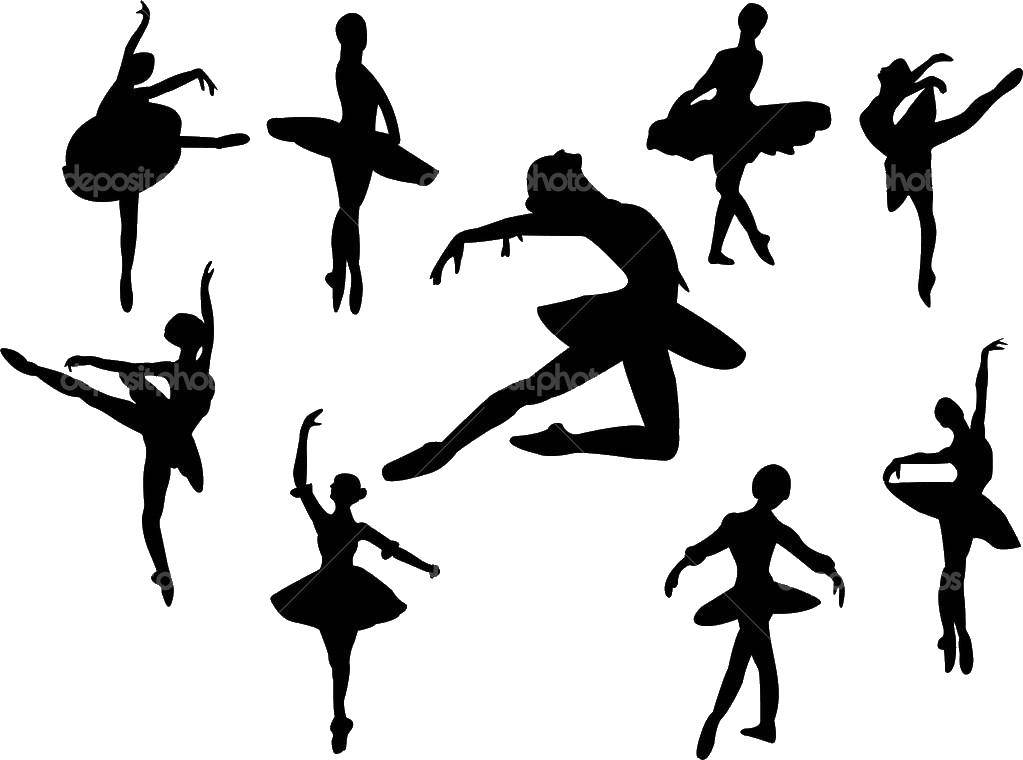 Название: Раскраска Контур балерины. Категория: контуры балерины для вырезания. Теги: Балерина, балет, танцы.