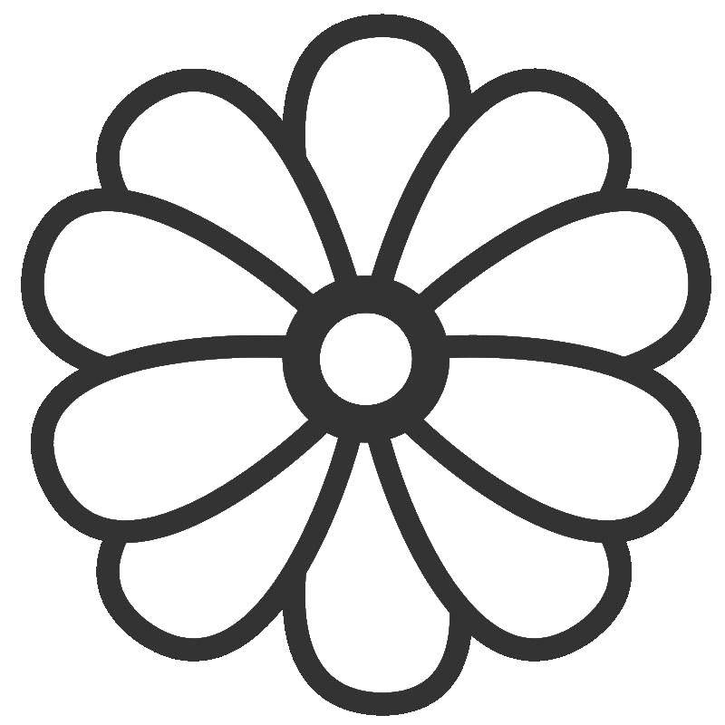Coloring Flower. Category The contours of the flower to cut. Tags:  Flowers.