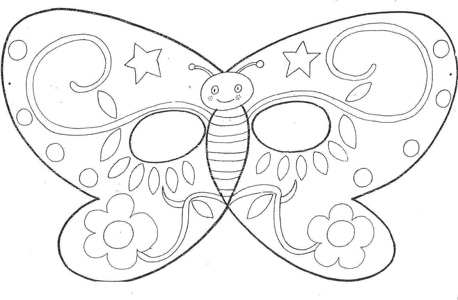 Название: Раскраска Узорная бабочка. Категория: бабочка. Теги: Бабочка.