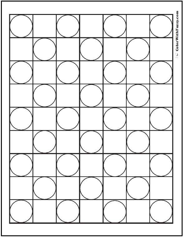 Coloring Pattern for quilted blankets. Category coloring. Tags:  pattern, quilts, the.