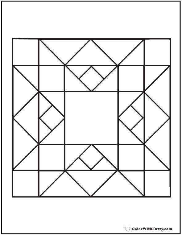 Coloring Pattern for quilted blankets. Category coloring. Tags:  pattern, quilts, the.