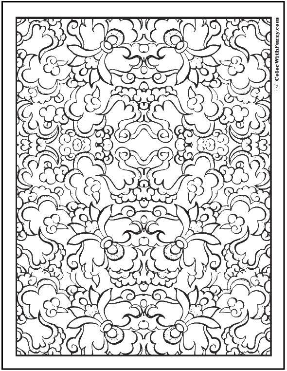 Coloring Pattern, Comforter. Category coloring. Tags:  pattern, quilts, the.