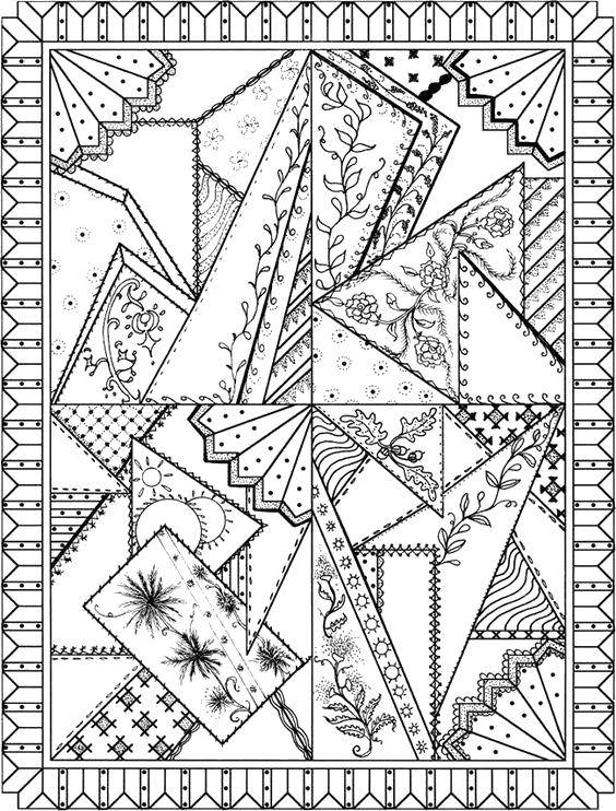 Coloring Unusual pattern. Category coloring. Tags:  Patterns, flower.