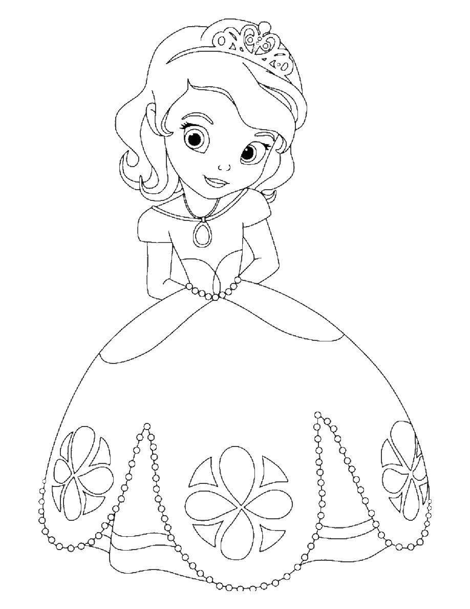 Coloring Princess. Category Princess. Tags:  Princess dress.