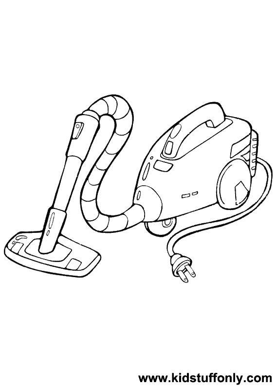 Coloring Vacuum cleaner. Category Cleaning . Tags:  vacuum cleaner.