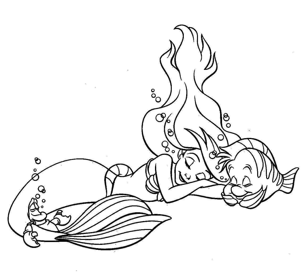 Coloring Mermaid sleeping. Category Sleep. Tags:  mermaid sleeps.