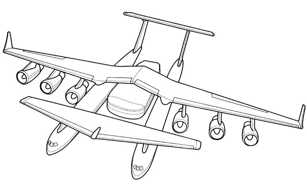 Coloring The plane. Category the planes. Tags:  aircraft, vehicles, military.