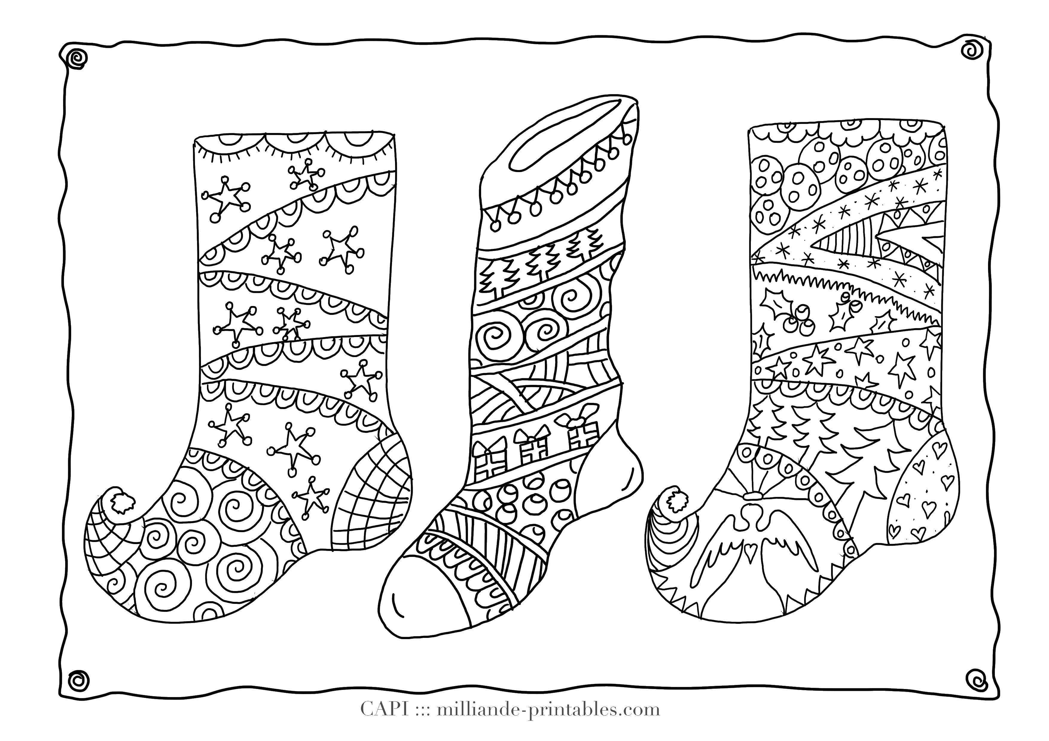 Опис: розмальовки  Шкарпетки. Категорія: Одяг. Теги:  одяг, носок.