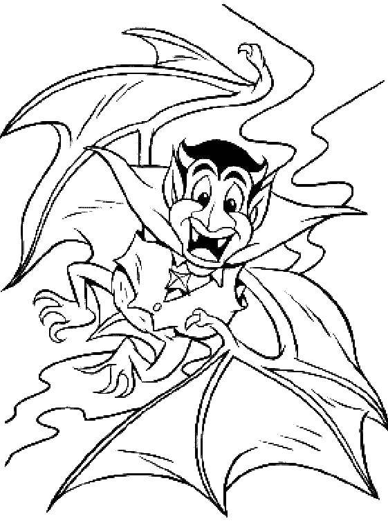Coloring Dracula. Category Dracula. Tags:  the vampire, Count Dracula, Halloween.