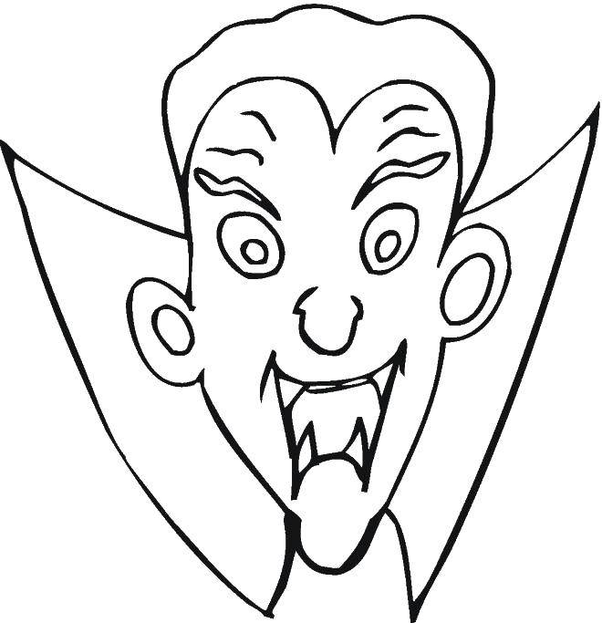 Coloring Count Dracula. Category Dracula. Tags:  the vampire, Count Dracula, Halloween.