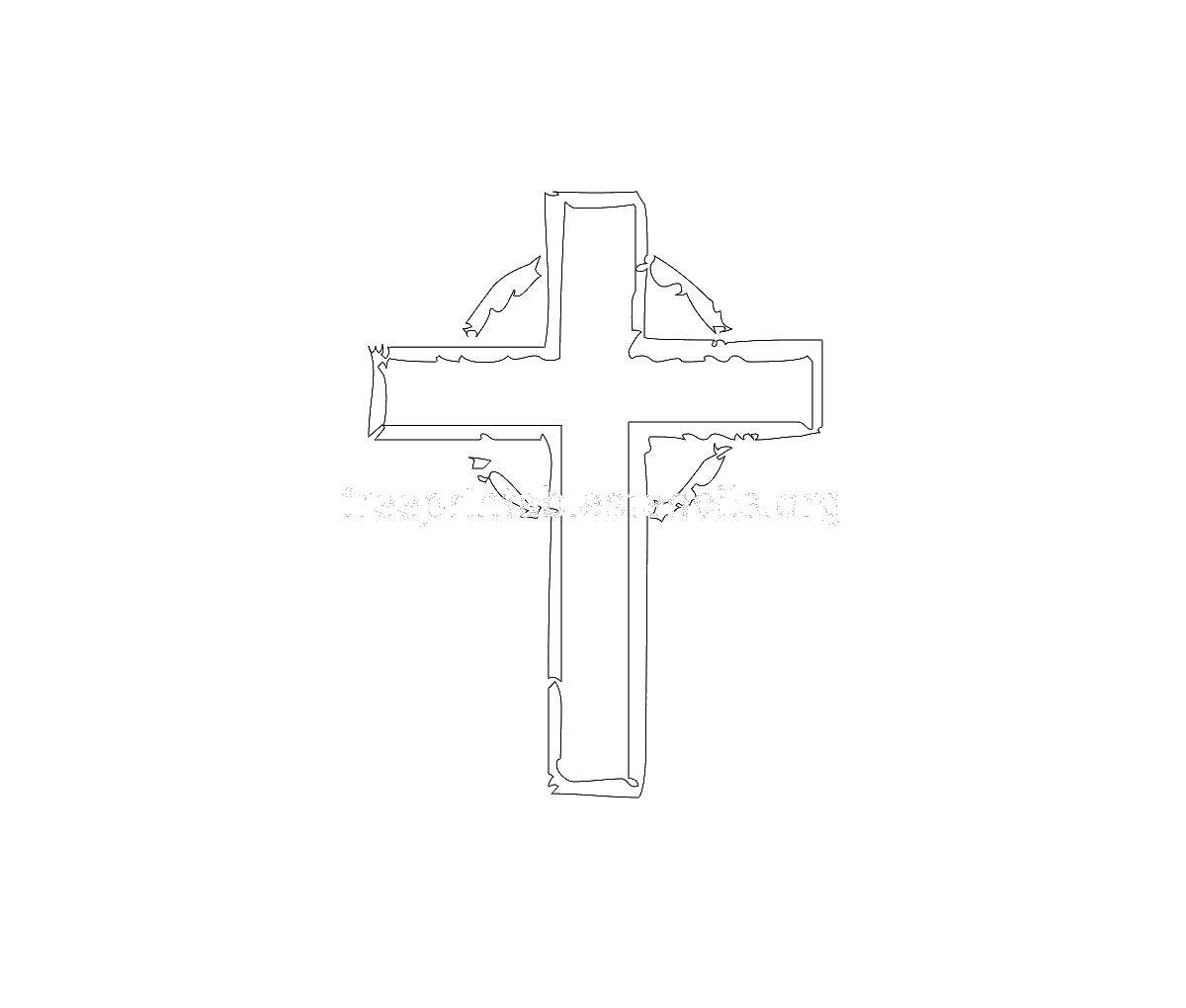 Coloring Cross. Category Cross. Tags:  cross.