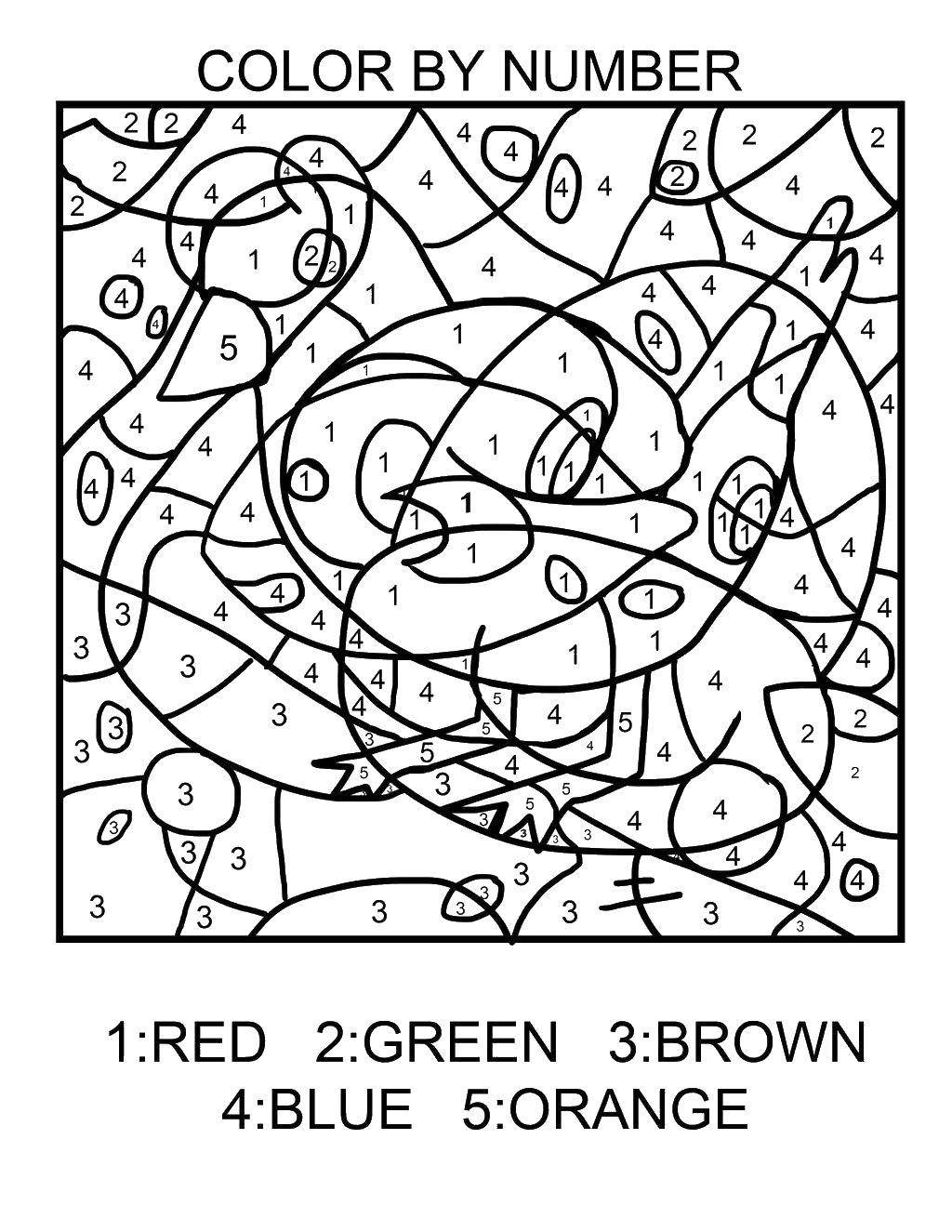 Coloring Color by numbers. Category Coloring pages. Tags:  that number.
