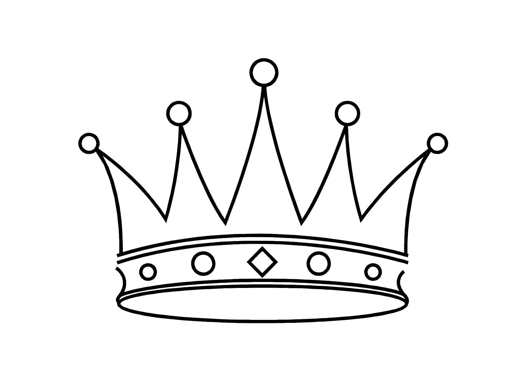 Название: Раскраска Корона. Категория: Корона. Теги: Корона.