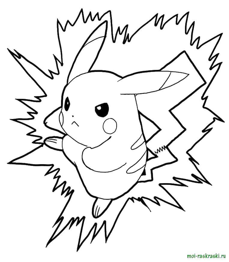 Coloring Hare. Category Cartoon character. Tags:  rabbit, pokemon.