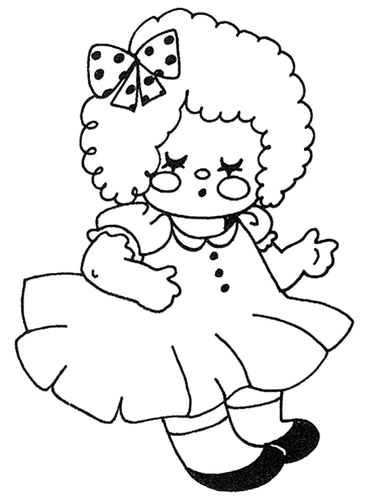Coloring Doll. Category toy. Tags:  doll.