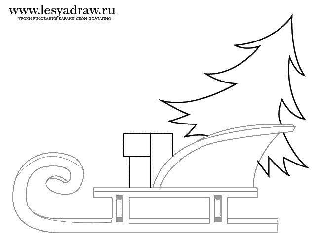 Coloring Sankyo Christmas tree with. Category coloring. Tags:  Sankyo, herringbone.