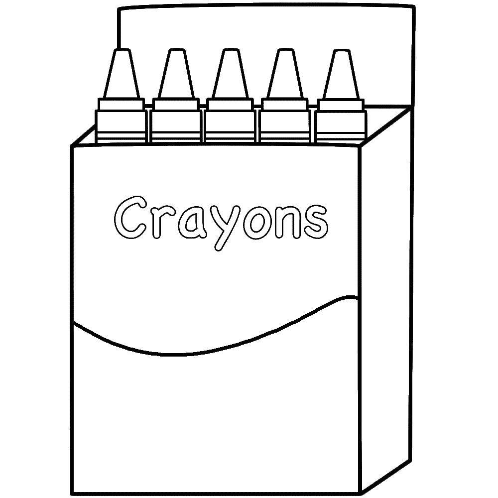Coloring Crayons. Category school. Tags:  colored crayons.