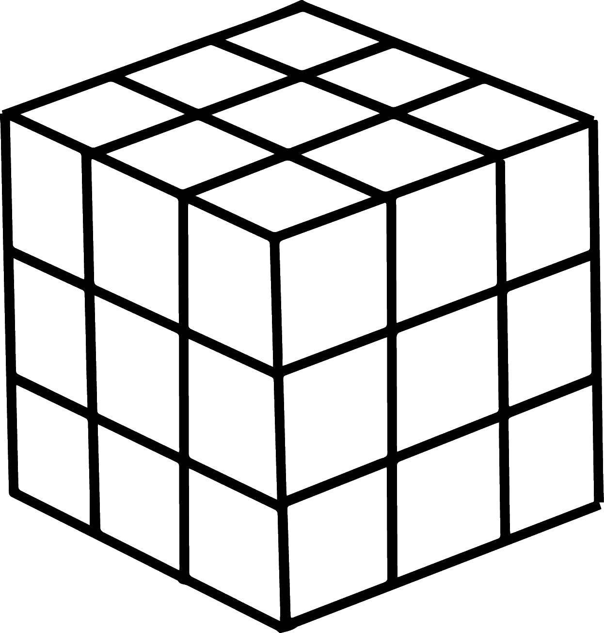 Название: Раскраска Кубик. Категория: игрушка. Теги: кубки.