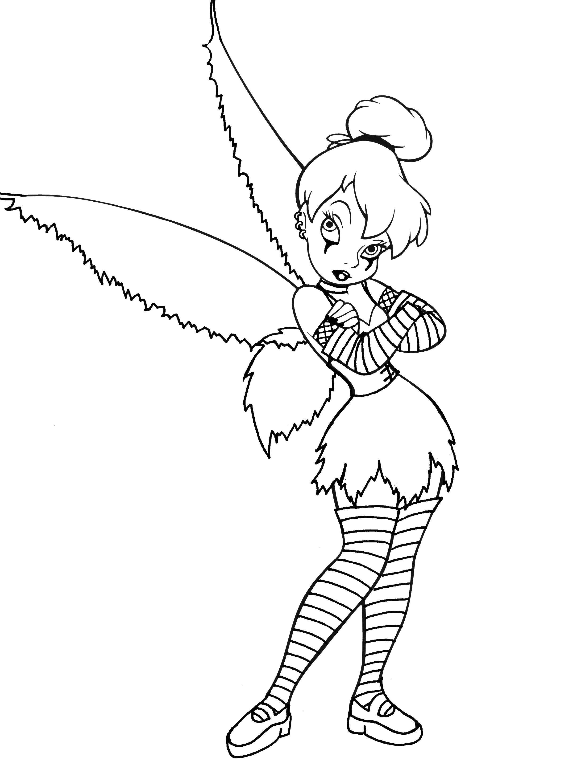 Coloring Fairy. Category Cartoon character. Tags:  fairy.