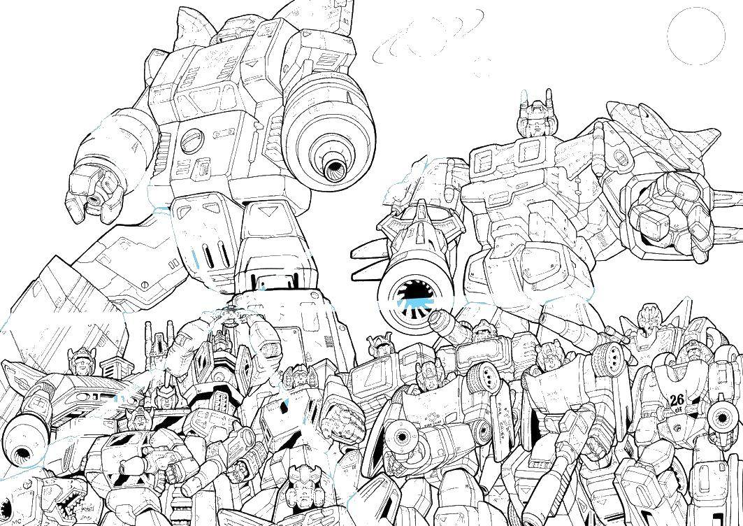 Coloring Transformers. Category transformers. Tags:  transformers.