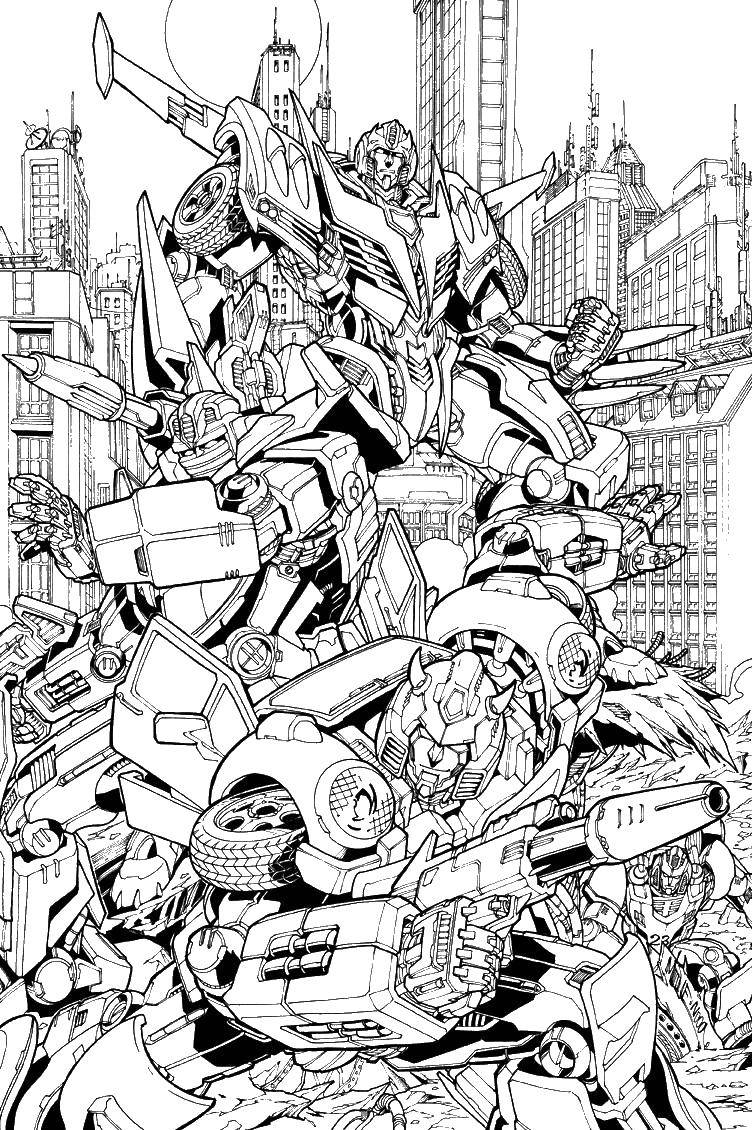 Coloring Transformers. Category transformers. Tags:  transformers, Autobots.