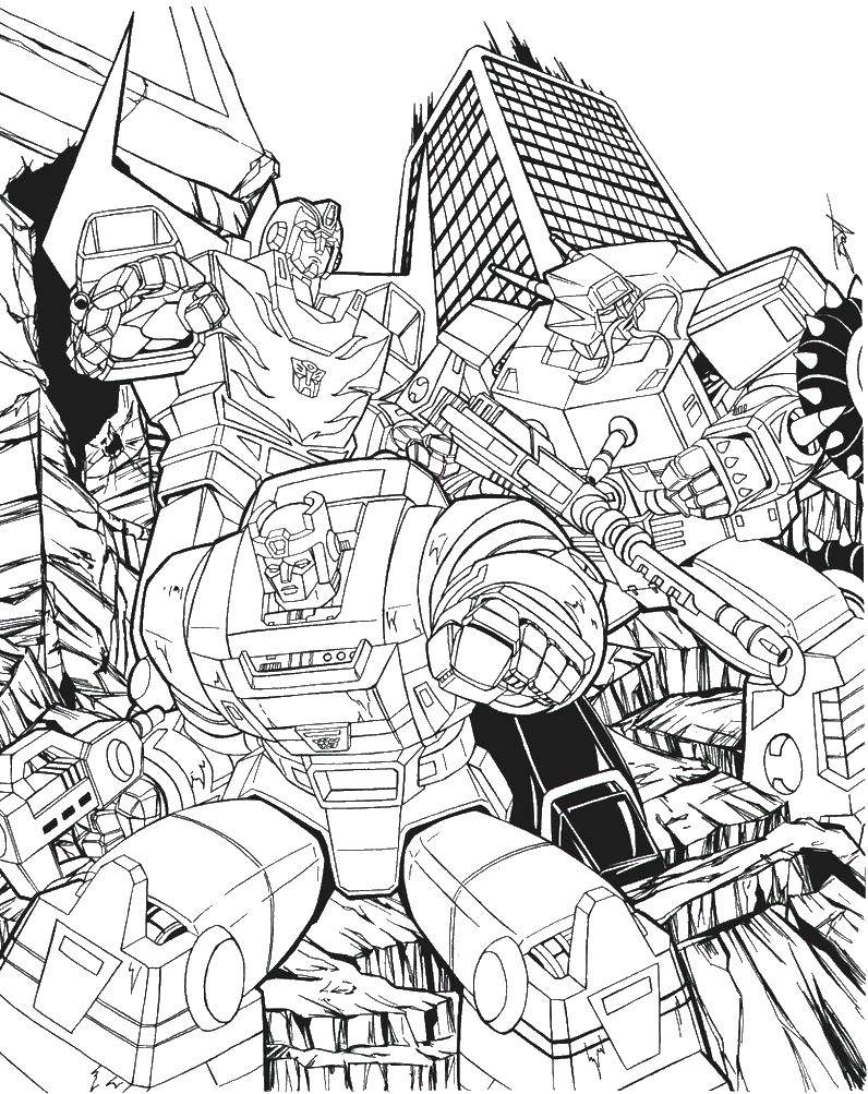 Coloring Transformers. Category transformers. Tags:  transformers.