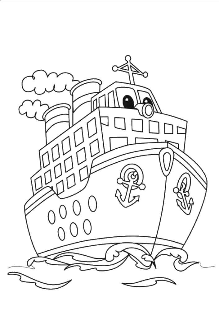 Coloring Ship. Category ship. Tags:  ship.