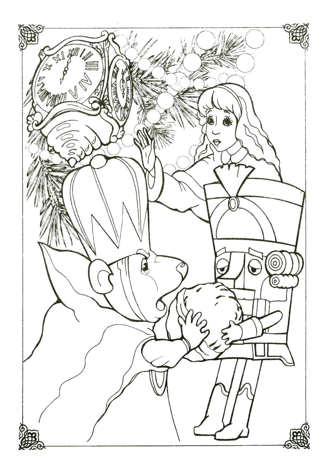 Coloring The Nutcracker defeated the mouse king. Category the Nutcracker. Tags:  the Nutcracker, Marie.
