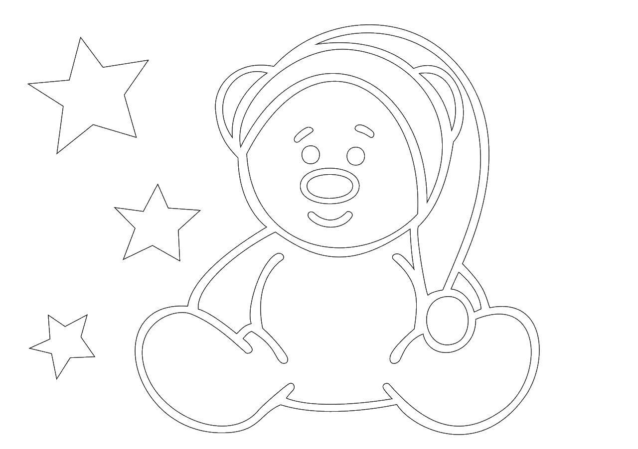 Coloring Bear. Category bear Umka. Tags:  Animals, bear.