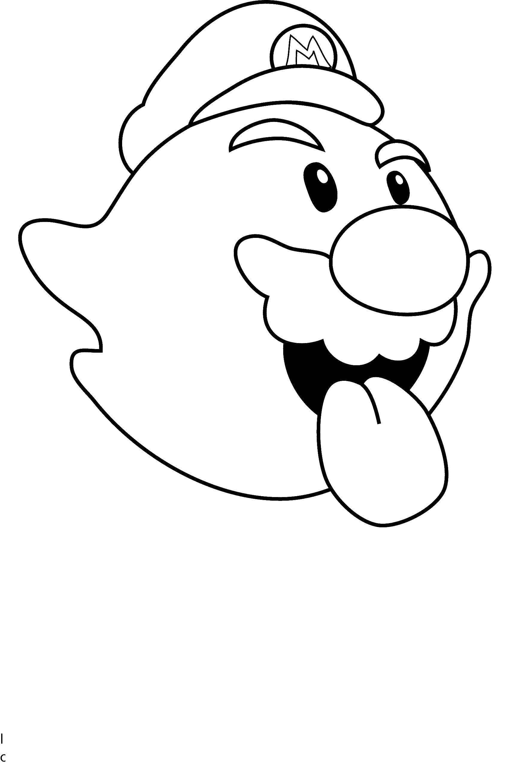 Coloring Super Mario. Category The character from the game. Tags:  super Mario.