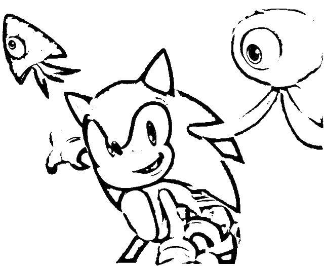 Coloring Sonic the hedgehog. Category games. Tags:  sonic , hedgehog, games.