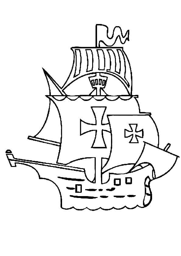 Coloring Ship. Category ship. Tags:  ship.