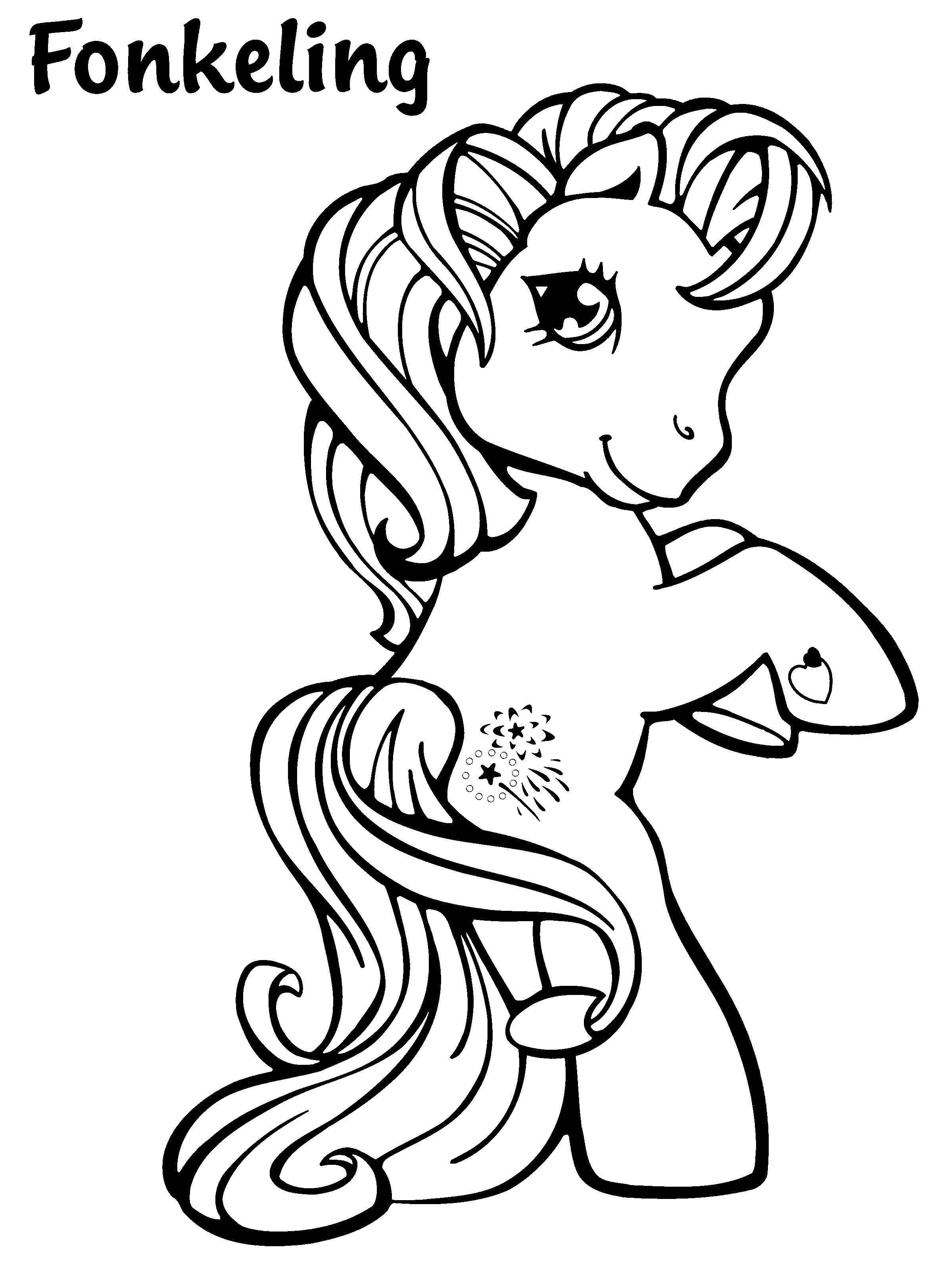Coloring Pony. Category Ponies. Tags:  ponies.