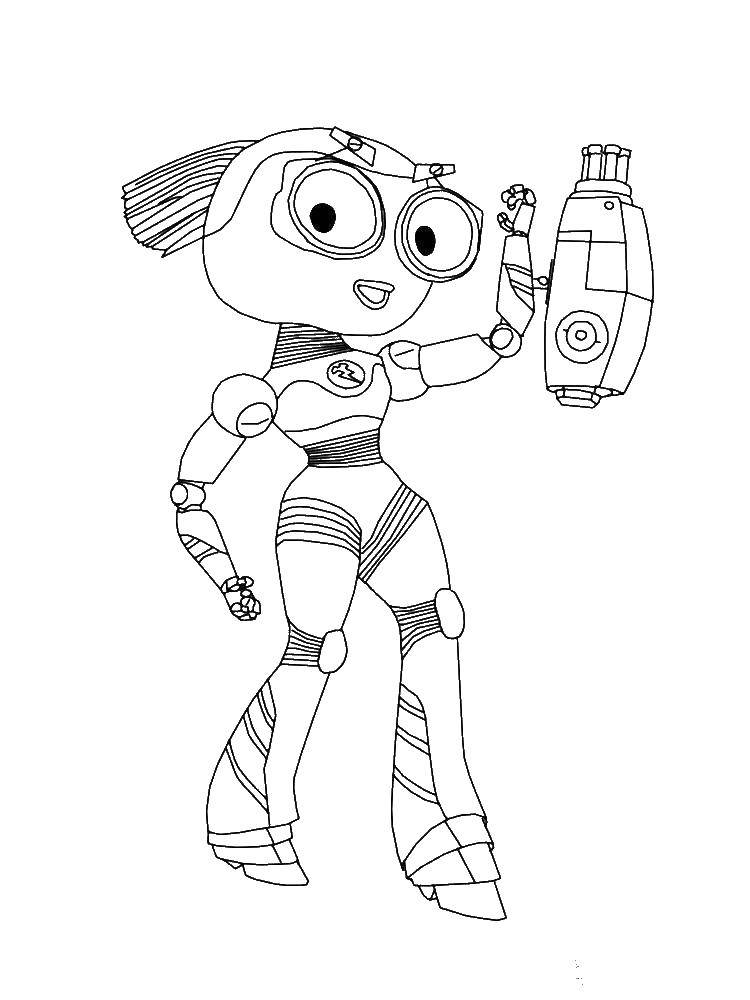 Coloring Robot. Category the cyborg. Tags:  robot.