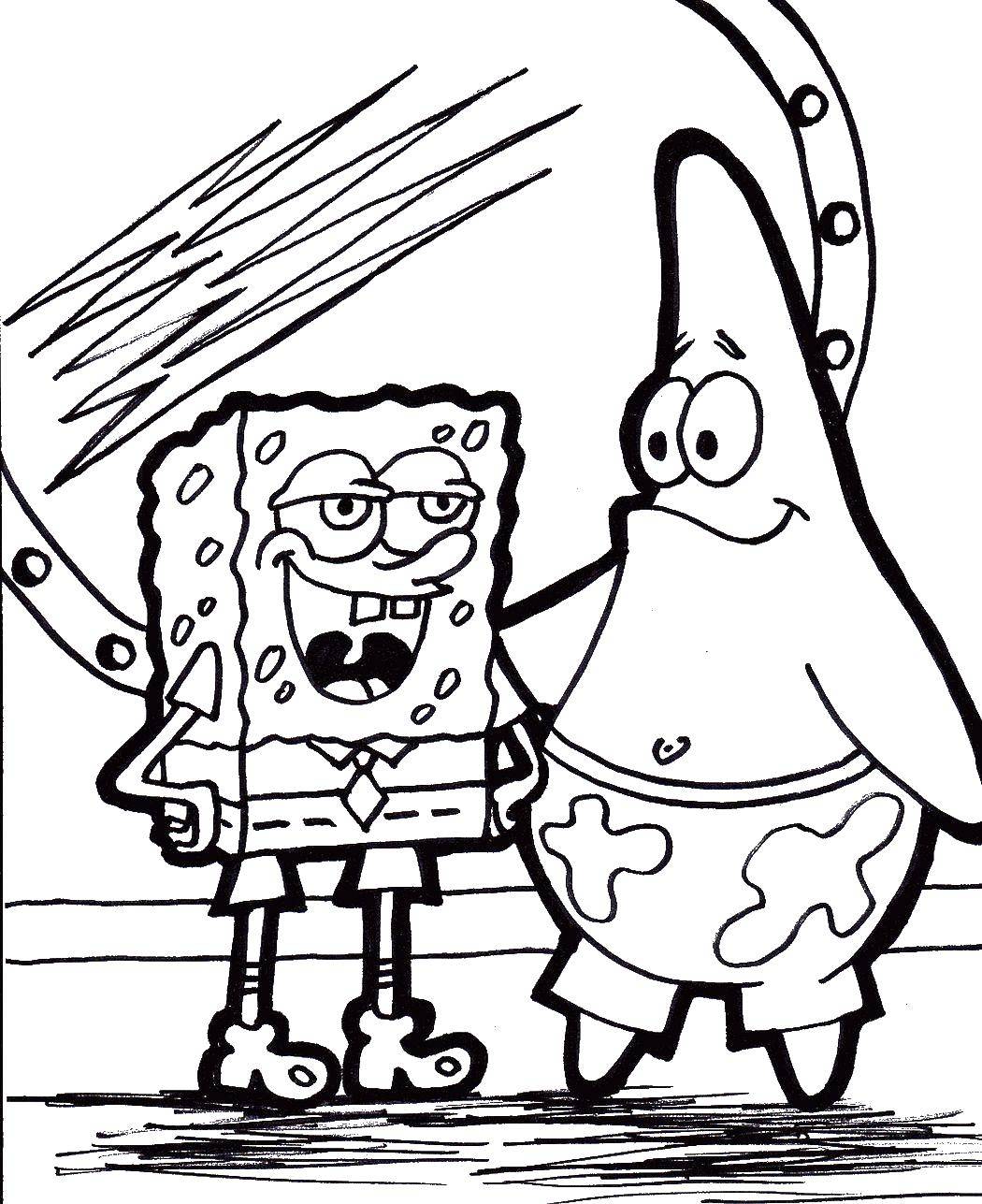 Coloring Spongebob and Patrick. Category Spongebob. Tags:  the spongebob, Patrick.