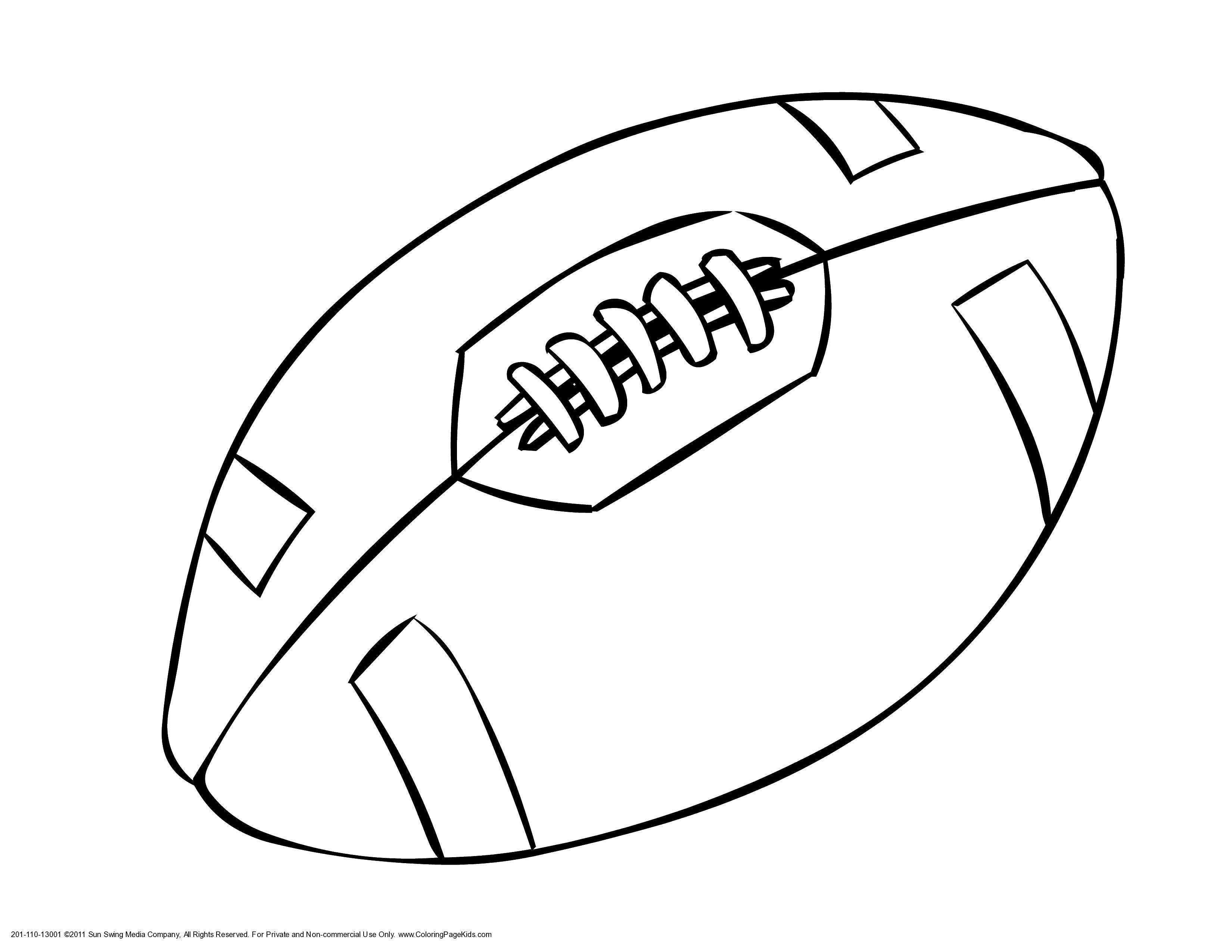 Coloring Rugby ball. Category games. Tags:  game, Rugby, ball.