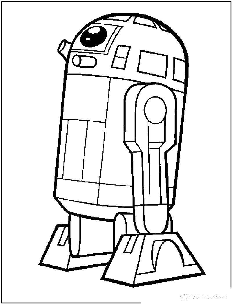 Coloring R8. Category star wars . Tags:  R8, star wars.
