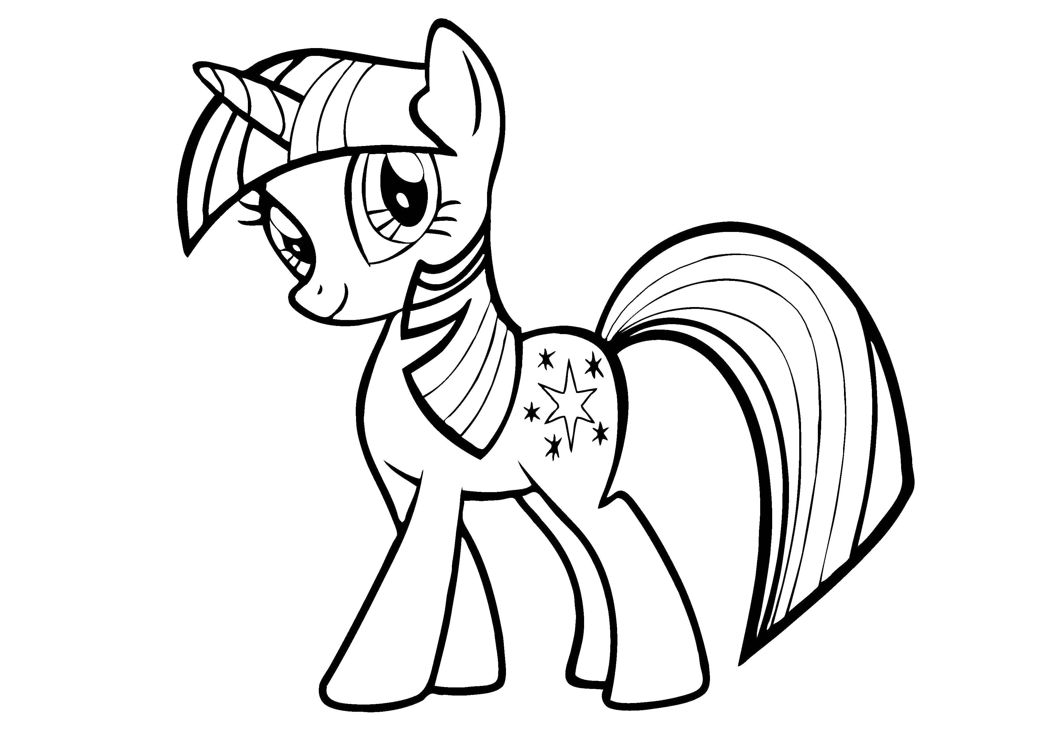 Online coloring pages Coloring page Sparkle my little pony ...