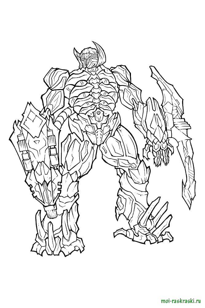 Coloring Autobot. Category transformers. Tags:  Autobot, transformer.