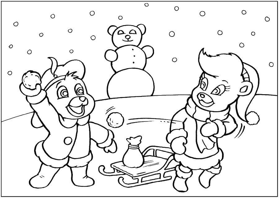 Coloring Gummi bears. Category gummy bears. Tags:  cartoons, gummi Bears.