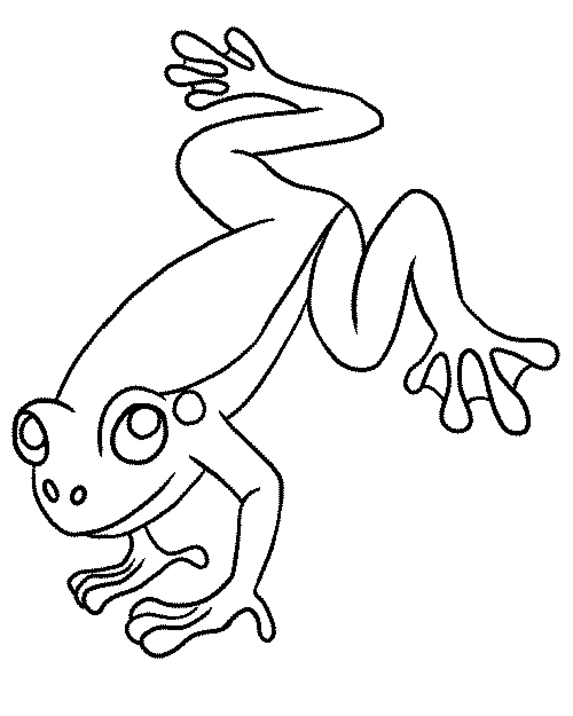 Coloring Frog. Category Animals. Tags:  animals, frog.