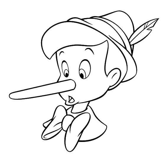 Coloring Pinocchio. Category Pinocchio. Tags:  Pinocchio.