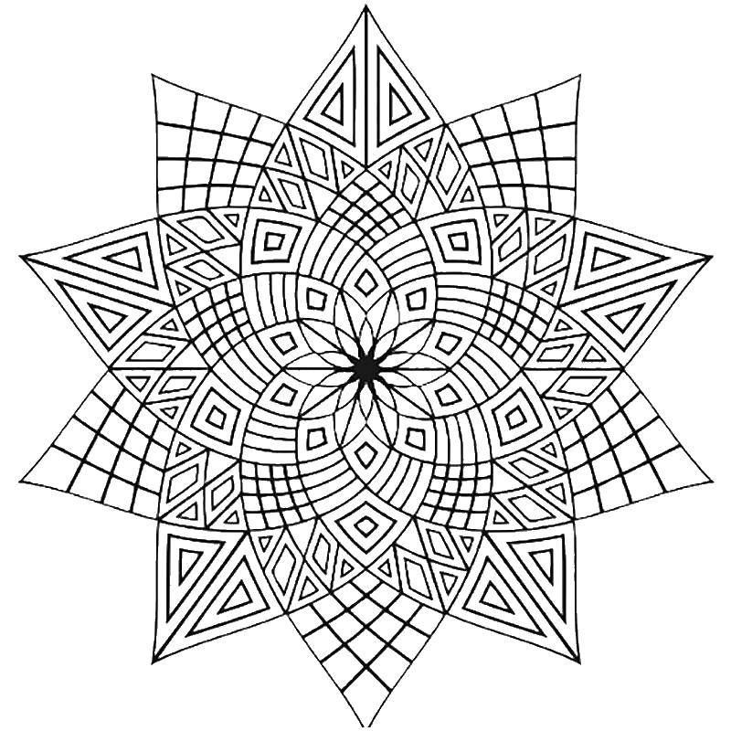 Coloring Pattern star. Category patterns. Tags:  pattern .